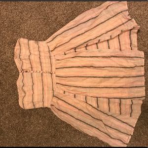Strapless Cotten dress from LA boutique